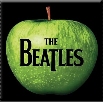 The Beatles Fridge Magnet Apple Band Logo Official 76Mm X 76Mm