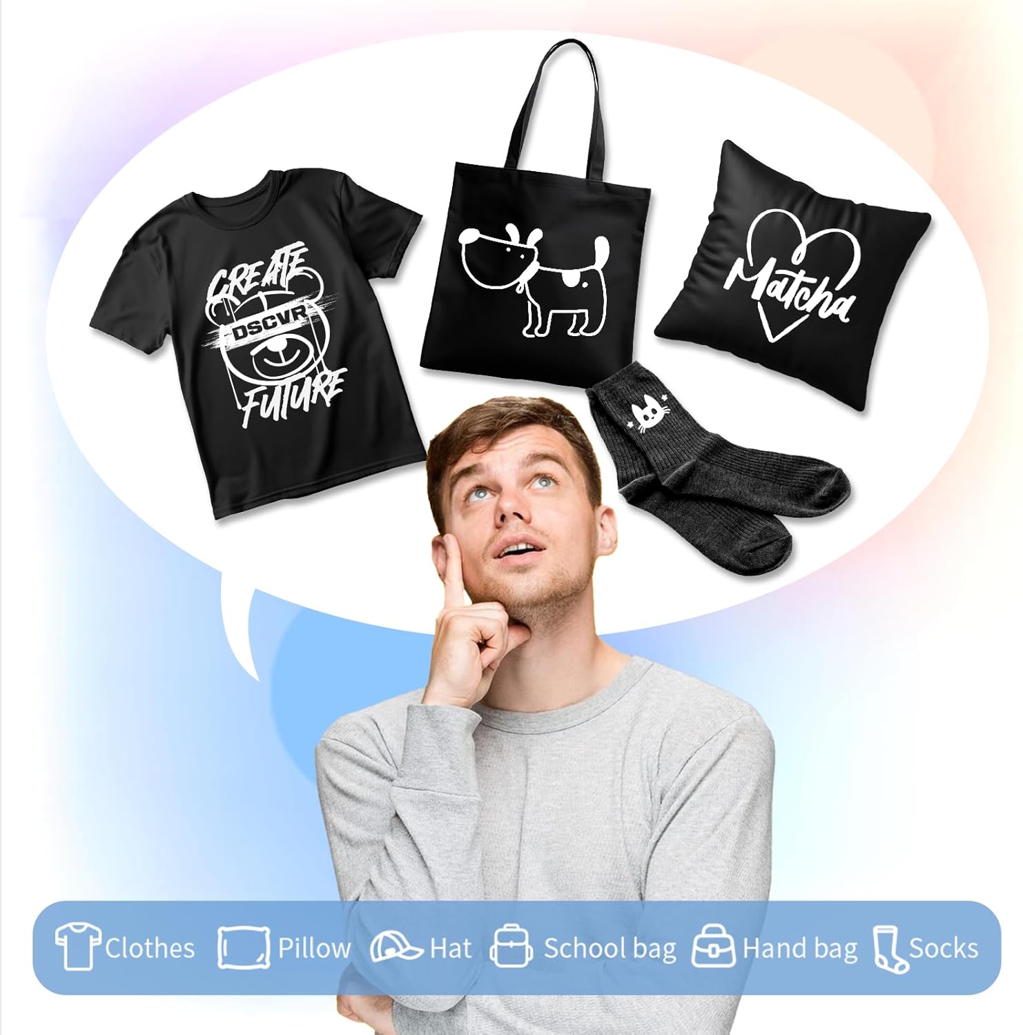 Vinile Everyday Iron-on Ocean Termoadesivo Per Cricut Maker 3 - Mondo