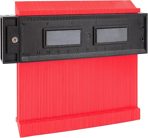 Miniatura 2 de Amazon Basics Juego de 2 medidores de contorno, perfil de 5 pulgadas y 10 pulgadas, dimensiones de 10 pulgadas: 10.2 x 5.1 x 0.8 pulgadas,