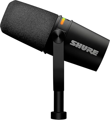 Miniatura 3 de SHURE Micrófono dinámico MV7+ con cable XLR para podcasting, grabación, transmisión en vivo y juegos. Micrófono de metal con salidas USB-CXLR