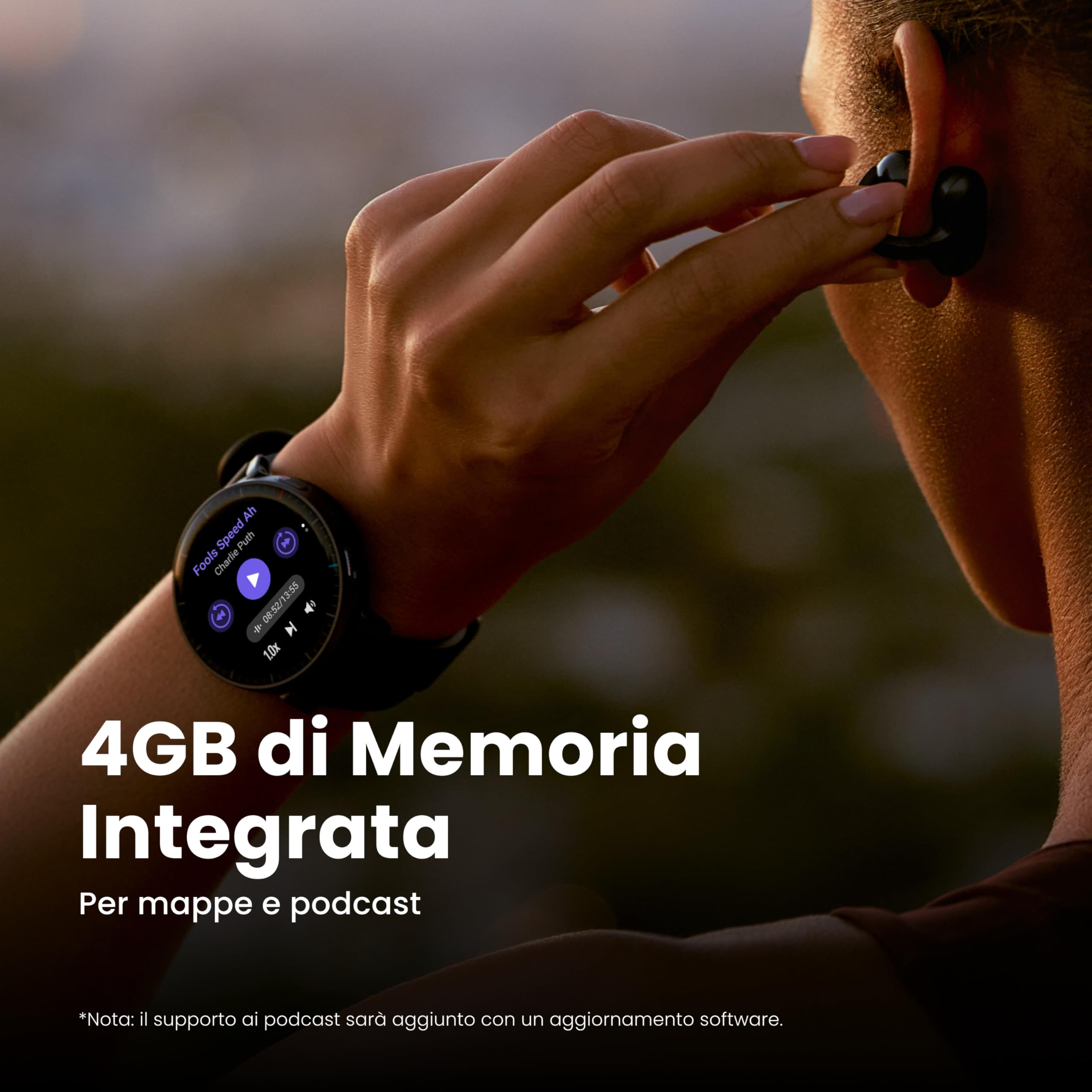 Amazfit Active Max 48mm Smartwatch 1,5'' AMOLED, 25 Giorni Autonomia, Mappe Offline, NFC, GPS, 4GB di Memoria, 170+ Sportive, 5 ATM, Monitoraggio Fitness, Sonno & Battito per Android/iPhone - 5