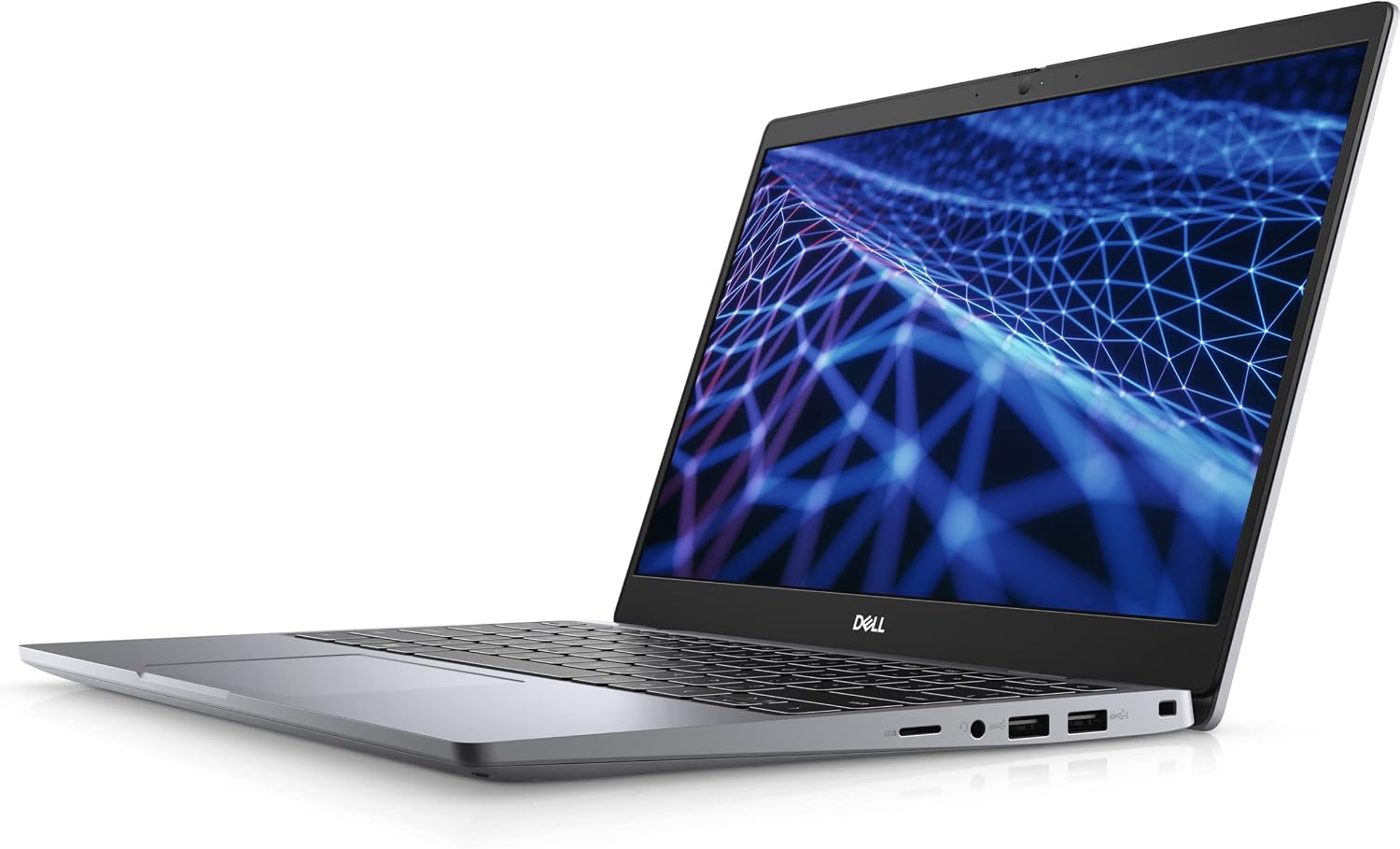Dell Latitude 3330 Laptop, angled view showing the right side with USB-A and USB-C ports.