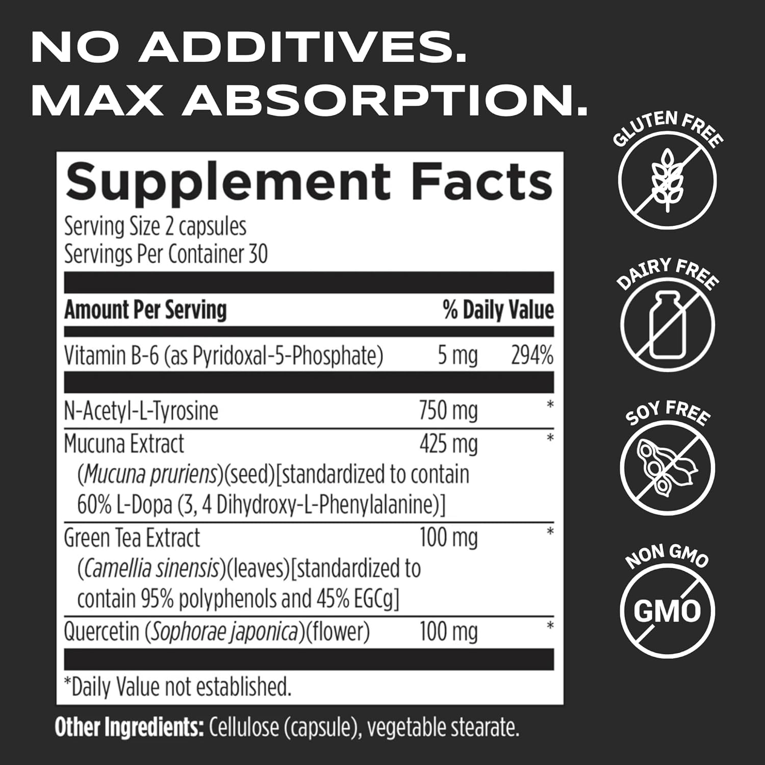 Motivation 101 by Dave Asprey | Targeted Dopamine Support for Drive + Mood | Supports Focus, Memory, Learning, Balanced Moods, and Positive Mental Outlook | 30 Day Supply - Image 6