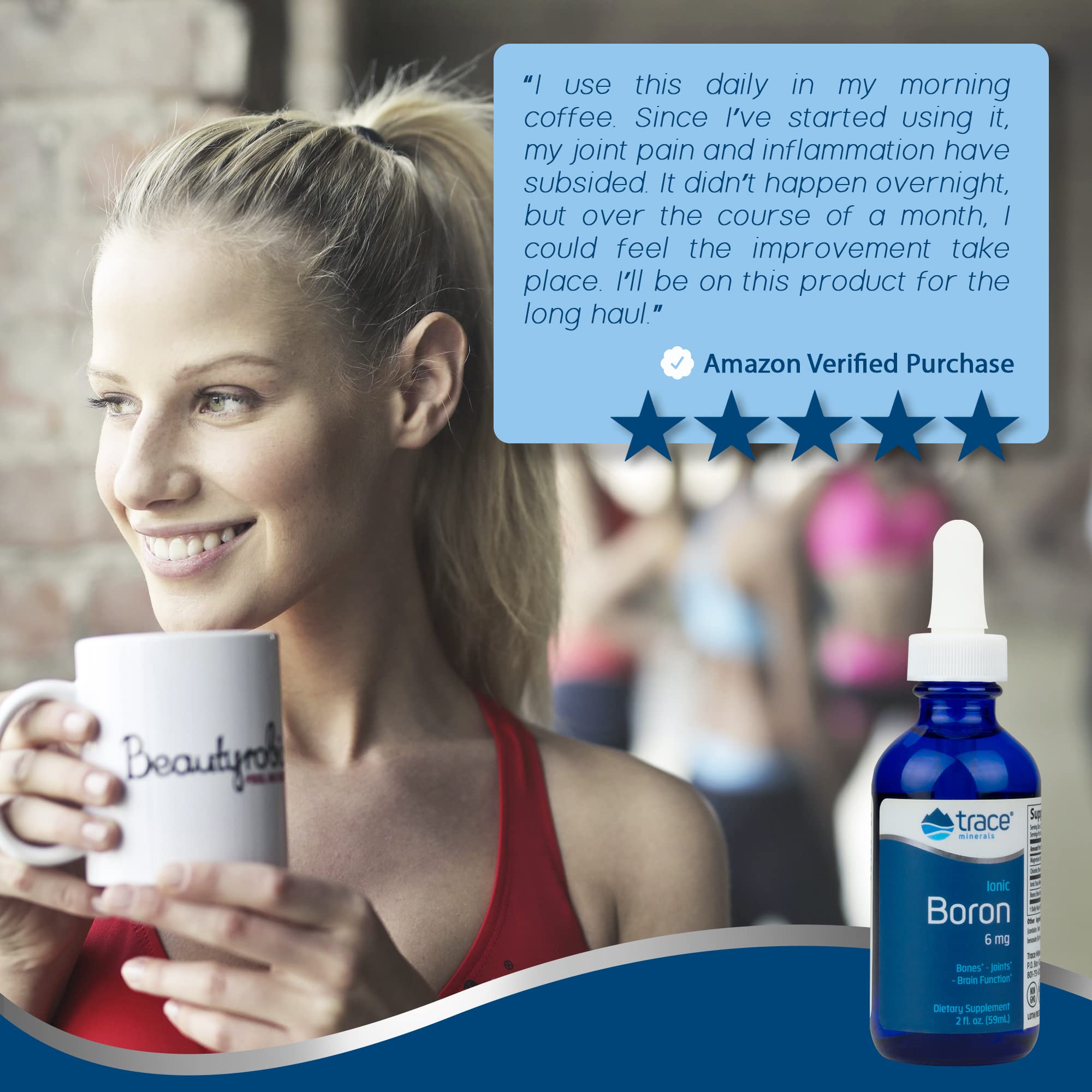 Trace Minerals Liquid Ionic Boron (2 oz) Boron Supplements Support