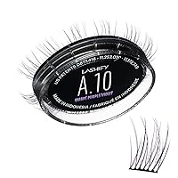 Vista 18 de Lashify Amplify - Extensiones de pestañas GossamerDIY de 0.472 pulgadas, color negro, pestañas postizas fáciles para un aspecto natural