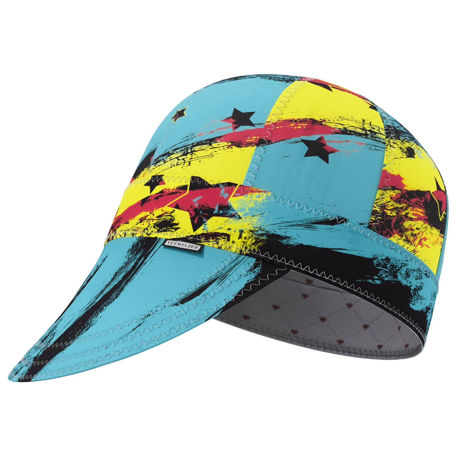 YESWELDER Welding Cap, Bay Style 7-1/8", Heat-Resistant Reversible Durable Protective Welders Cap