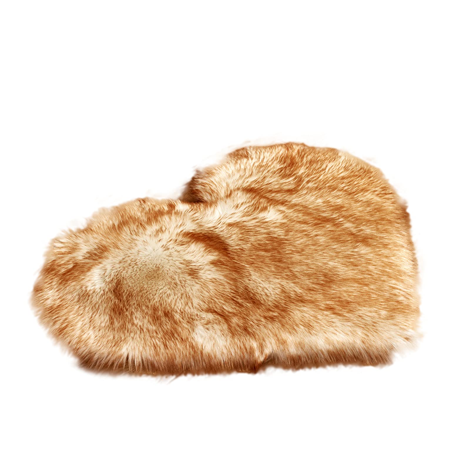 Tapis de salon anti sol froid : confort pelucheux blanc jaune style INS