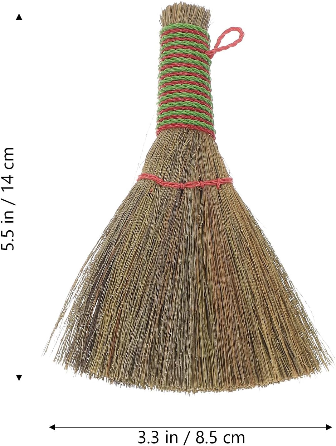 Kisangel Desktop Broom Pack of 2 Small Handheld Cleaning Sweepers with Short Handle Dust Brush Lightweight Compact Household Cleaning Tools