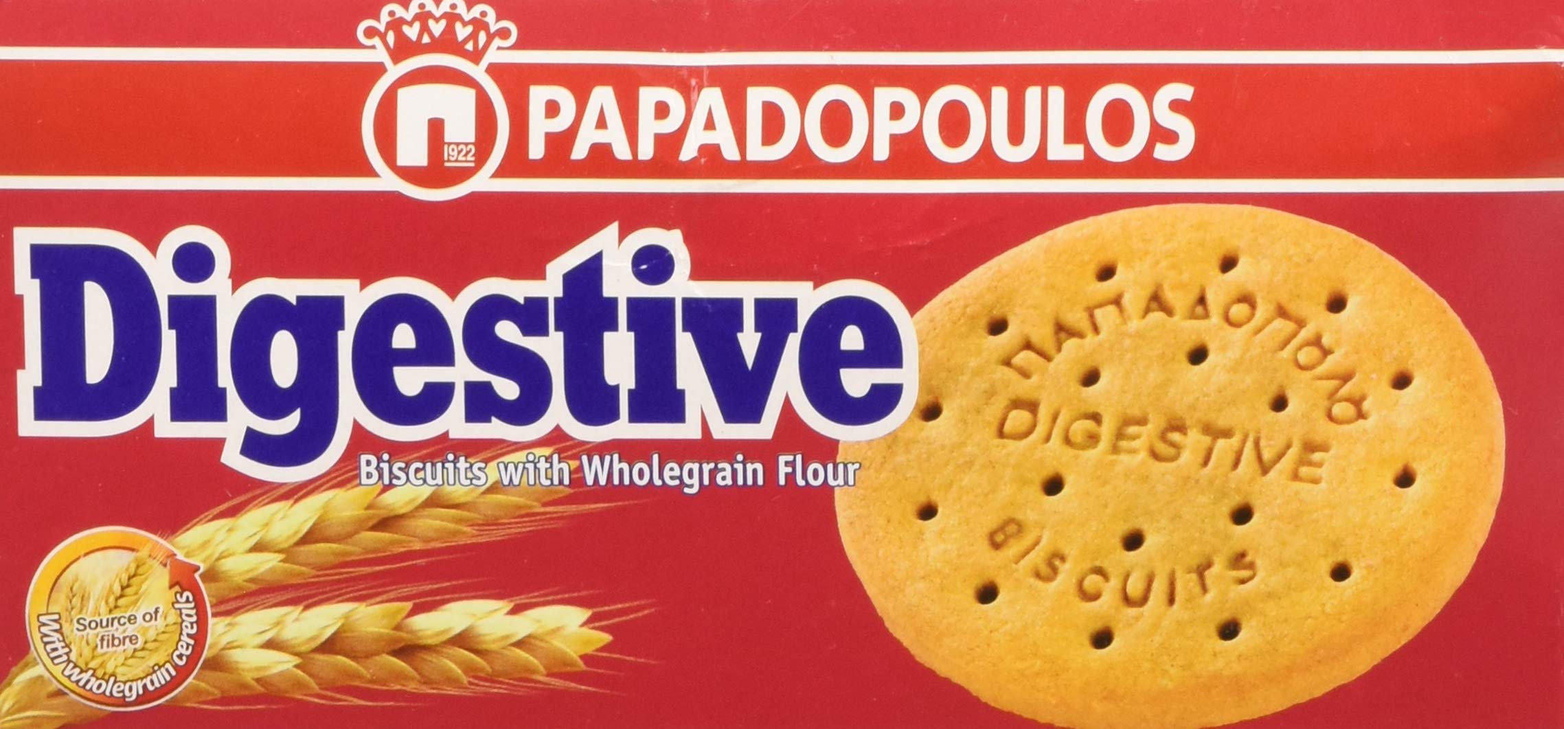 Papadopulos Digestive, Biscotti A Base Di Farina Di Frumento Integrale