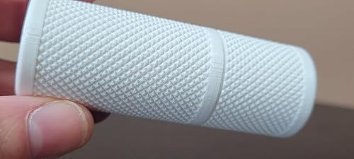 Vista 25 de Znet3D Eye Drop Vial Holder & Travel Carry Case - Securely Holds Three (3) Single-Use Vials - Screw-On Lid, Knurled Pattern - Keep Vials Safe & Silk