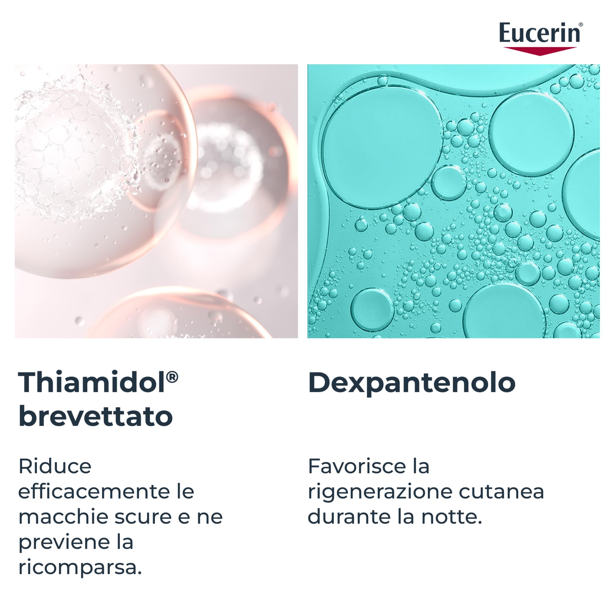 Eucerin Anti-Pigment Crema Viso Notte 50 ml, Crema antimacchie viso per una pelle rigenerata durante il sonno, Formula arricchita con Thiamidol e Dexpantenolo per tutti i tipi di pelle
