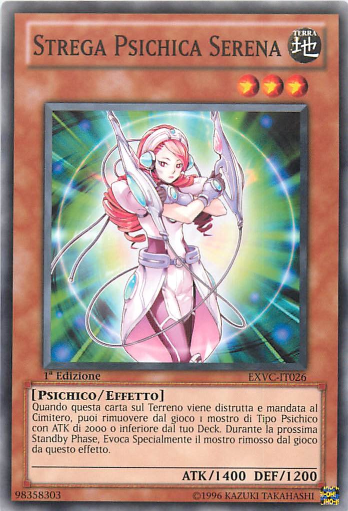 Yu-Gi-Oh! - EXVC-IT026 - Serena Witch - Extreme Vittoria - 1st Edition