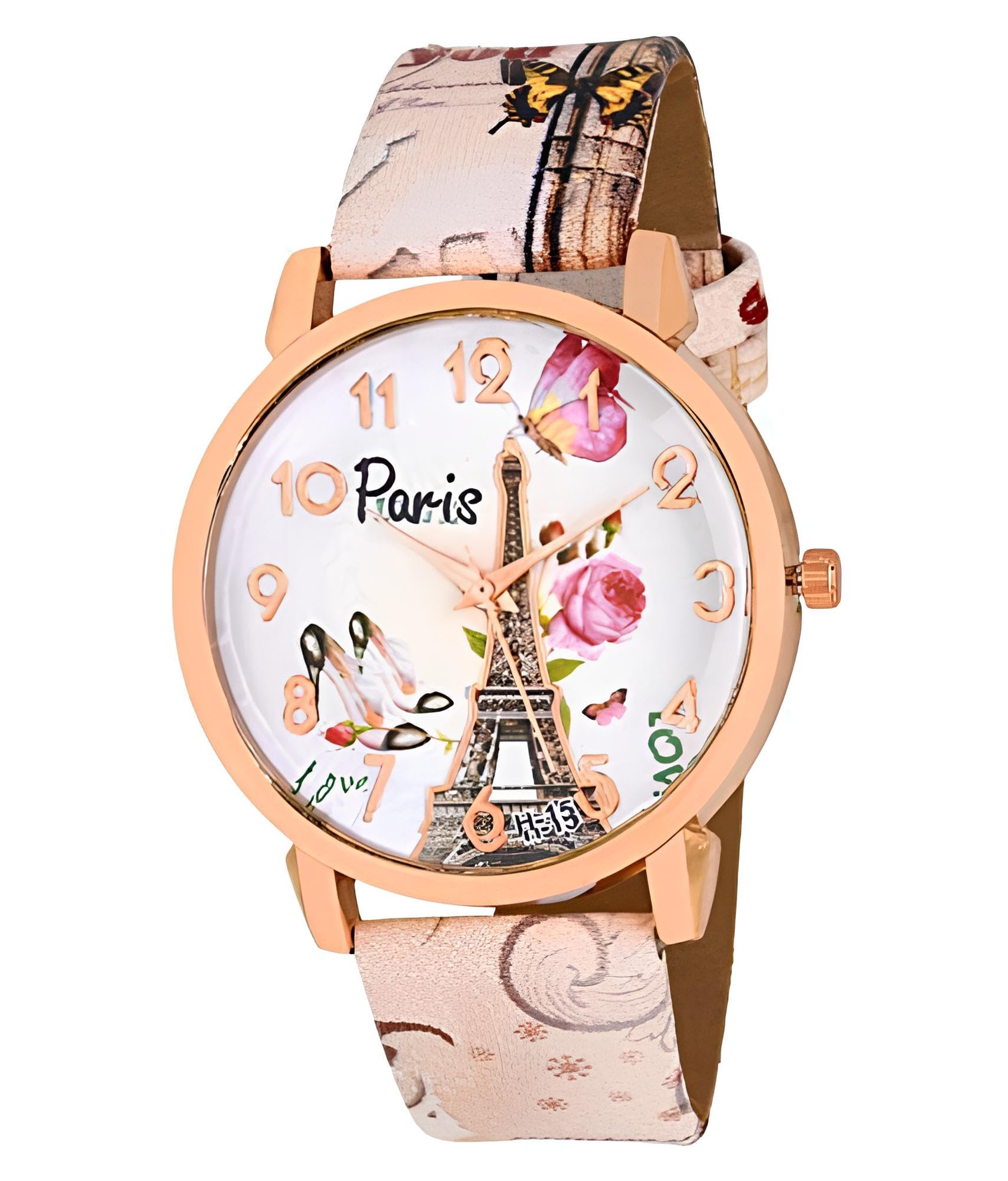 SATNAM ART Womens Metal Bezel Claspy Buckle Metal Case Analogue Watch-Pack of 1 (S-C-1001_Pink) (B0CCLCSSKF) Amazon Price History, Amazon Price Tracker