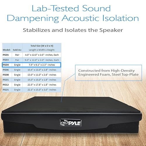 Pyle Speaker Isolation Pad - Thumbnail 4