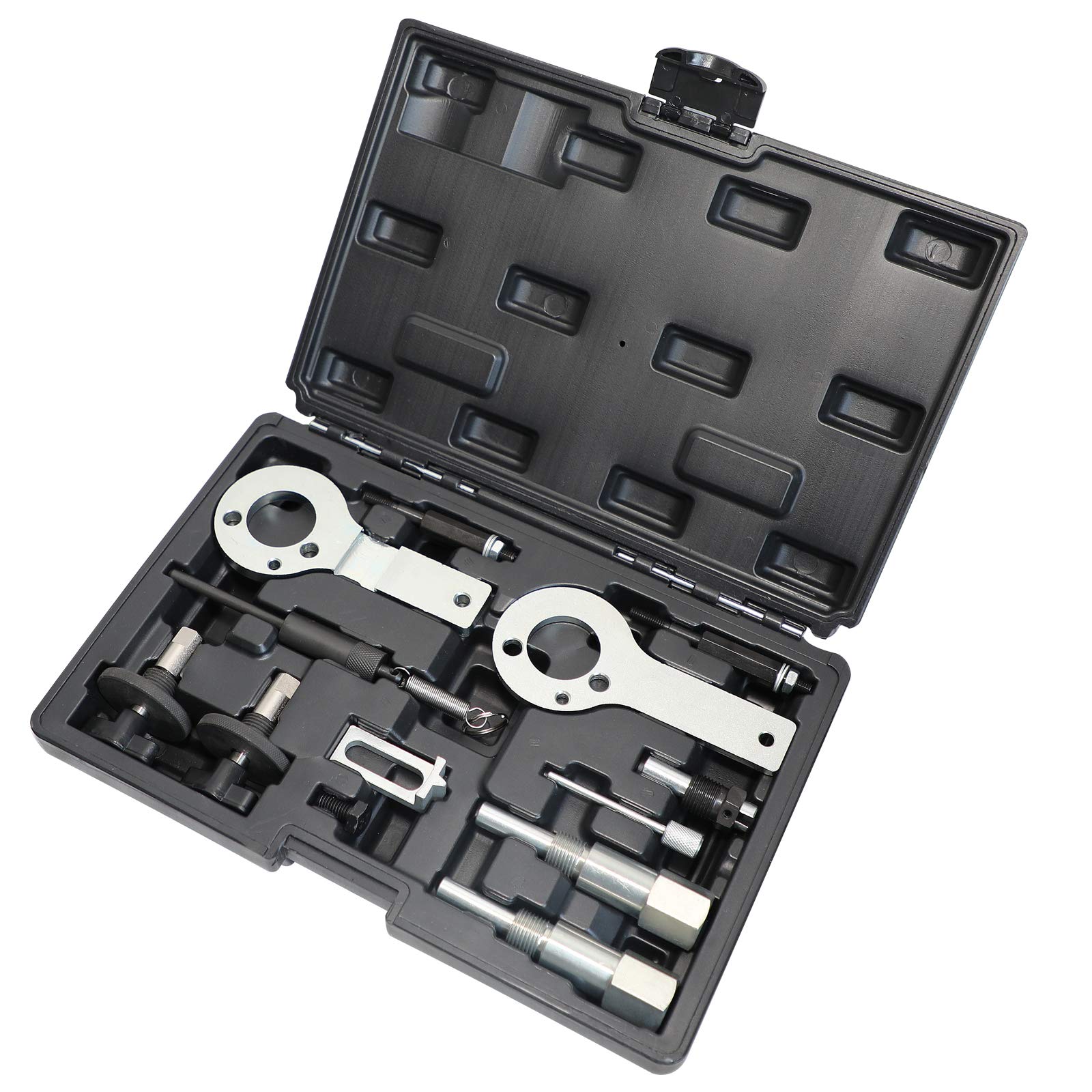 DPTOOL Motore albero a camme bloccaggio cinghia dentata strumento compatibile con Fiat Vauxhall Opel Alfa Saab 1.3 1.9 CDTI 1.6 1.9 2.4 JTD 03-11