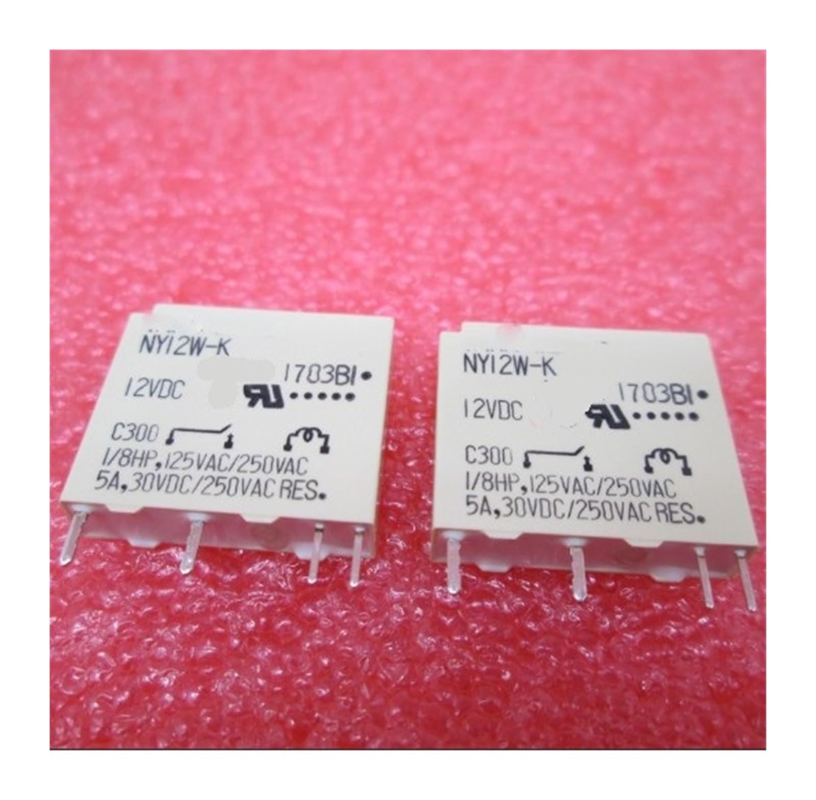 OSHZIKJII Relay NY12W-K NY12W 12W-K 12W 12VDC 5A 250VAC 4PIN