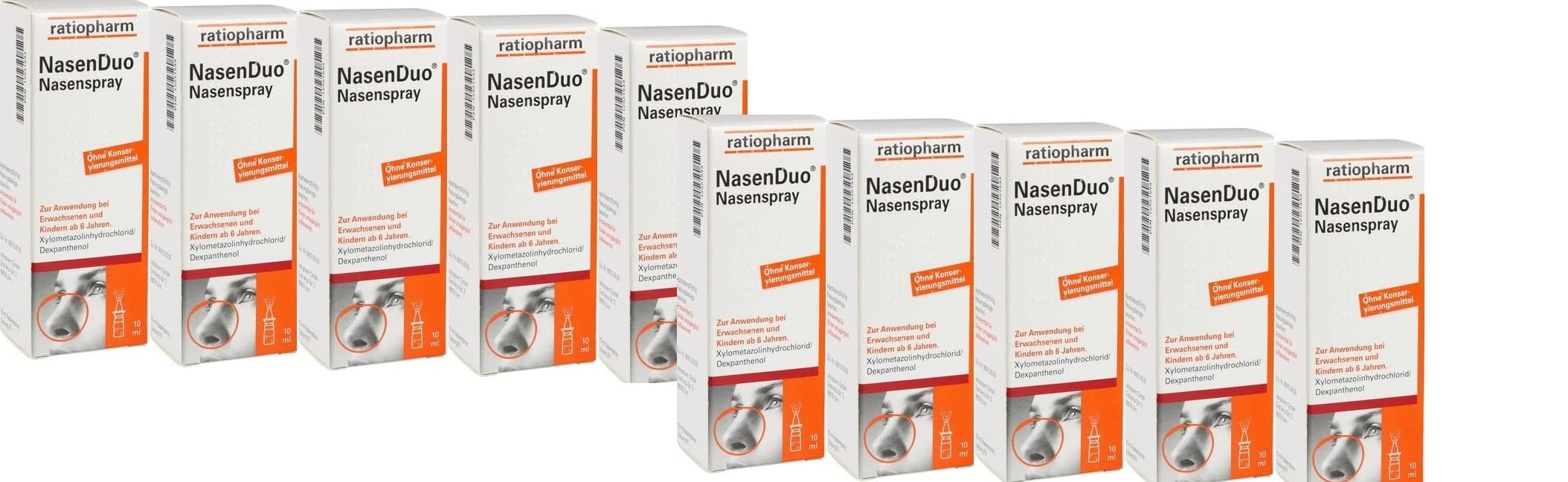 Nasenduo Nasenspray 10x10 ml Sparset inklusive einer Handcreme von vitenda.de