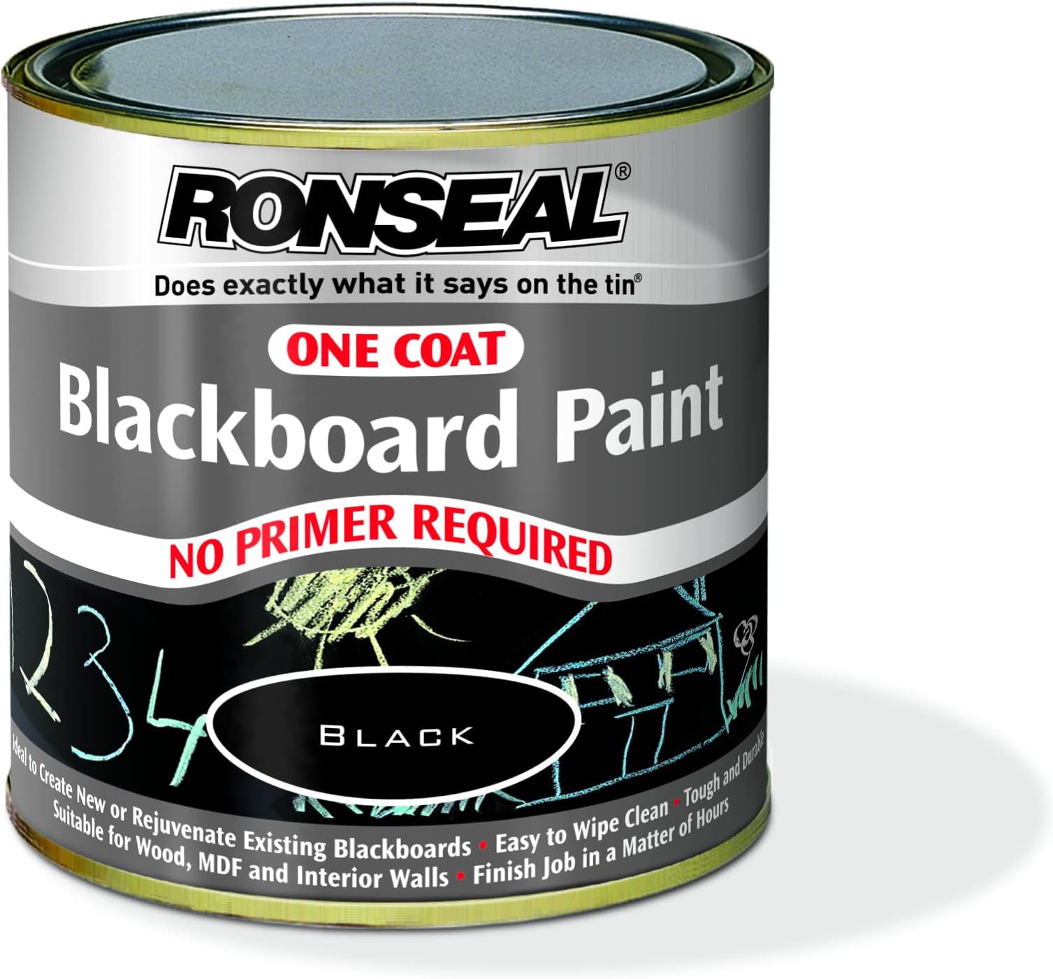 Ronseal OCBBP250 One Coat Blackboard Paint 250ml