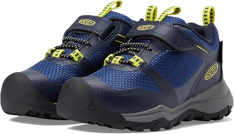 Обувь KEEN Wanduro Low Waterproof для детей, цвет: Синий