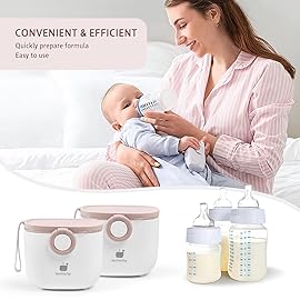 Termichy Baby Formula Dispenser, Portable Formula Dispenser Container with Scoop and Carry Handle for Travel Outdoor Activities for Baby Infant, 500ml