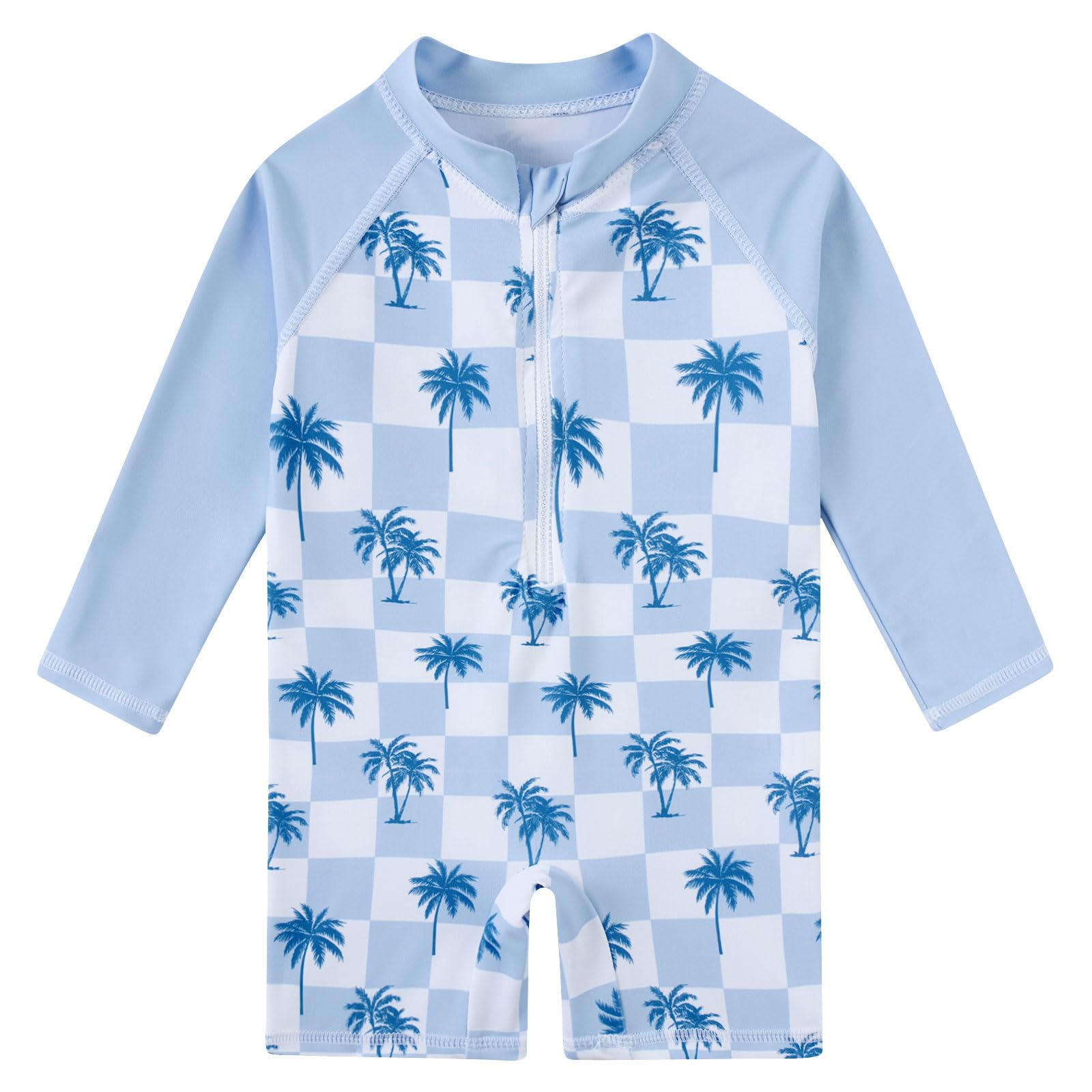 uideazone 3M-3T Toddler Baby Boys UPF 50+ One Piece Rash Guard Swimsuit