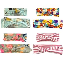 Wrapables Mommy and Me Boho Headband Headwrap, Floral Fun