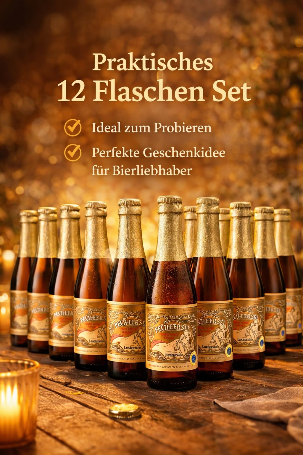 Lindemans Pecheresse Lambic Bier, Fruchtiges Pfirsichbier, 12x0,25l, Mild Erfrischend Süß-Säuerlich, Premium Craft Bier aus Belgien