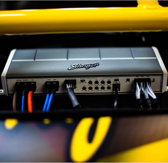 Stinger SPX1000X5 Marine & Powersports 1000W 5-Channel Class D Amplifier