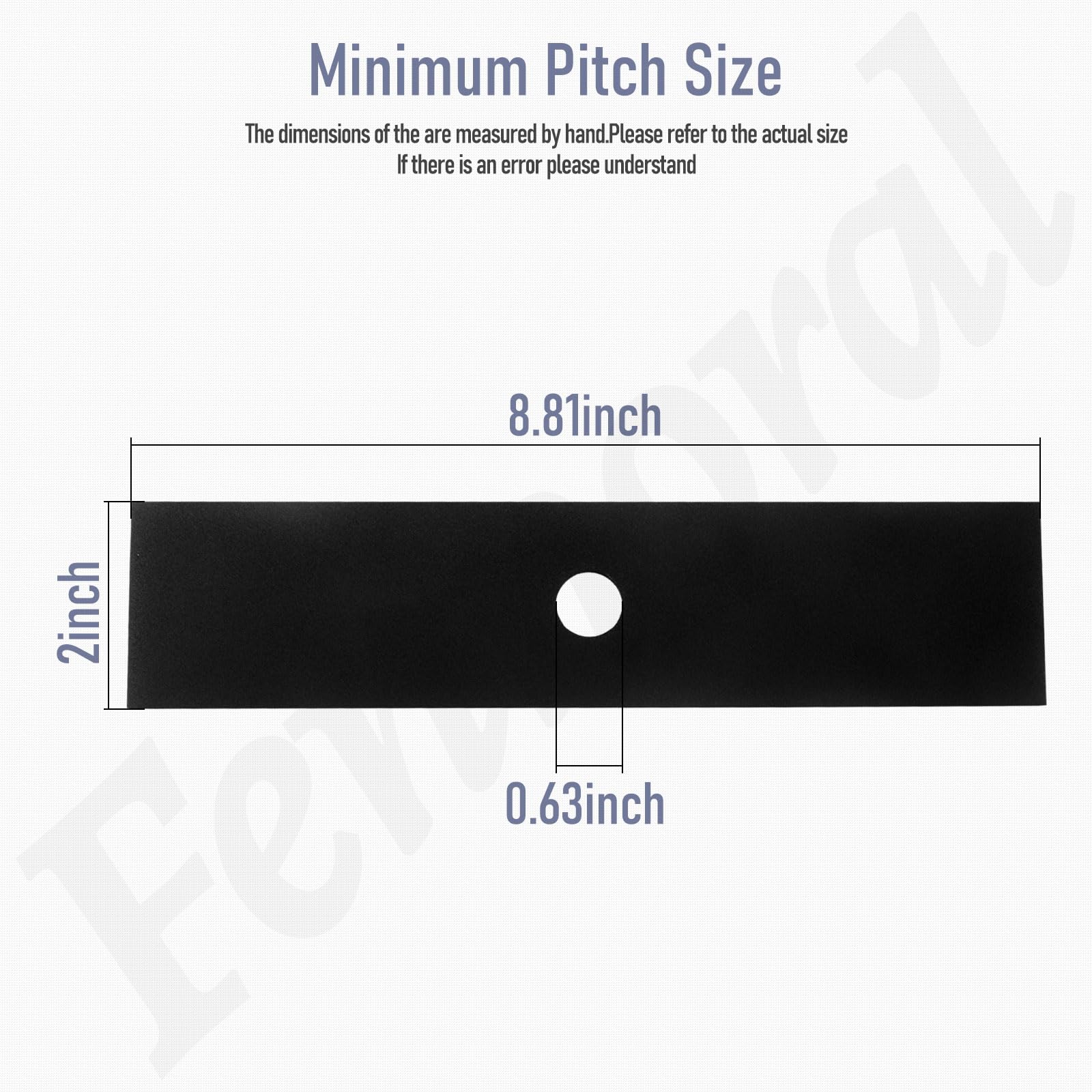 3 cuchillas de bordeadora (9 x 5/8 pulgadas) 781-0748-0637 compatible con Craftsman Troy-Bilt MTD 781-0748 TB554, TEB515 bordeadoras sustituye a 981-0748, 40-009, 7185766. 7, 4900 -105-M017