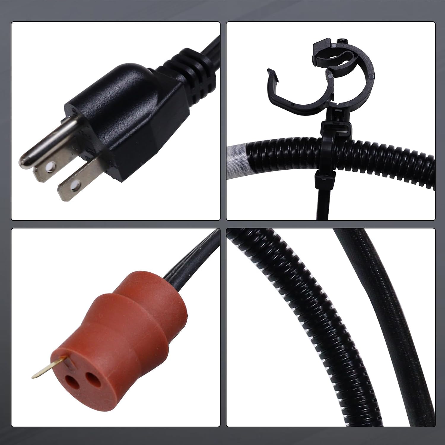 68223419AA Engine Block Heater Cord Compatible with 2014-2018 Dodge Ram 6.7L Cummins Diesel 2500 3500 4500 5500