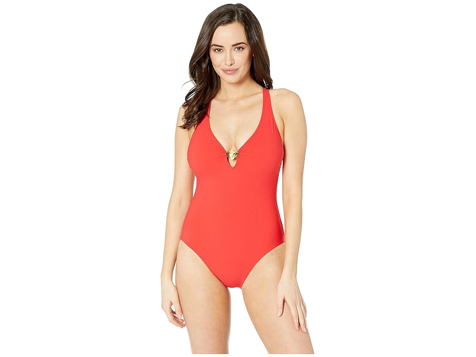 

Miraclesuit Amoressa by Miraclesuit Seaborne Poseidon One-Piece (Bash Red) Women's Swimsuits One Piece