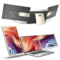 Monitor Portatile Da 15,6", Schermo Portatile Ultrasottile FHD 1080P con Altoparlanti