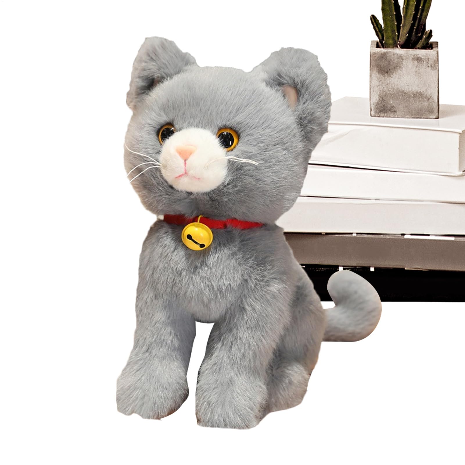 Peluche douce chat de 27 cm comme premier coussin d'anniversaire - 8