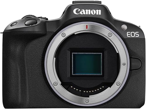 Canon EOS R50 Mirrorless Camera Body, Black