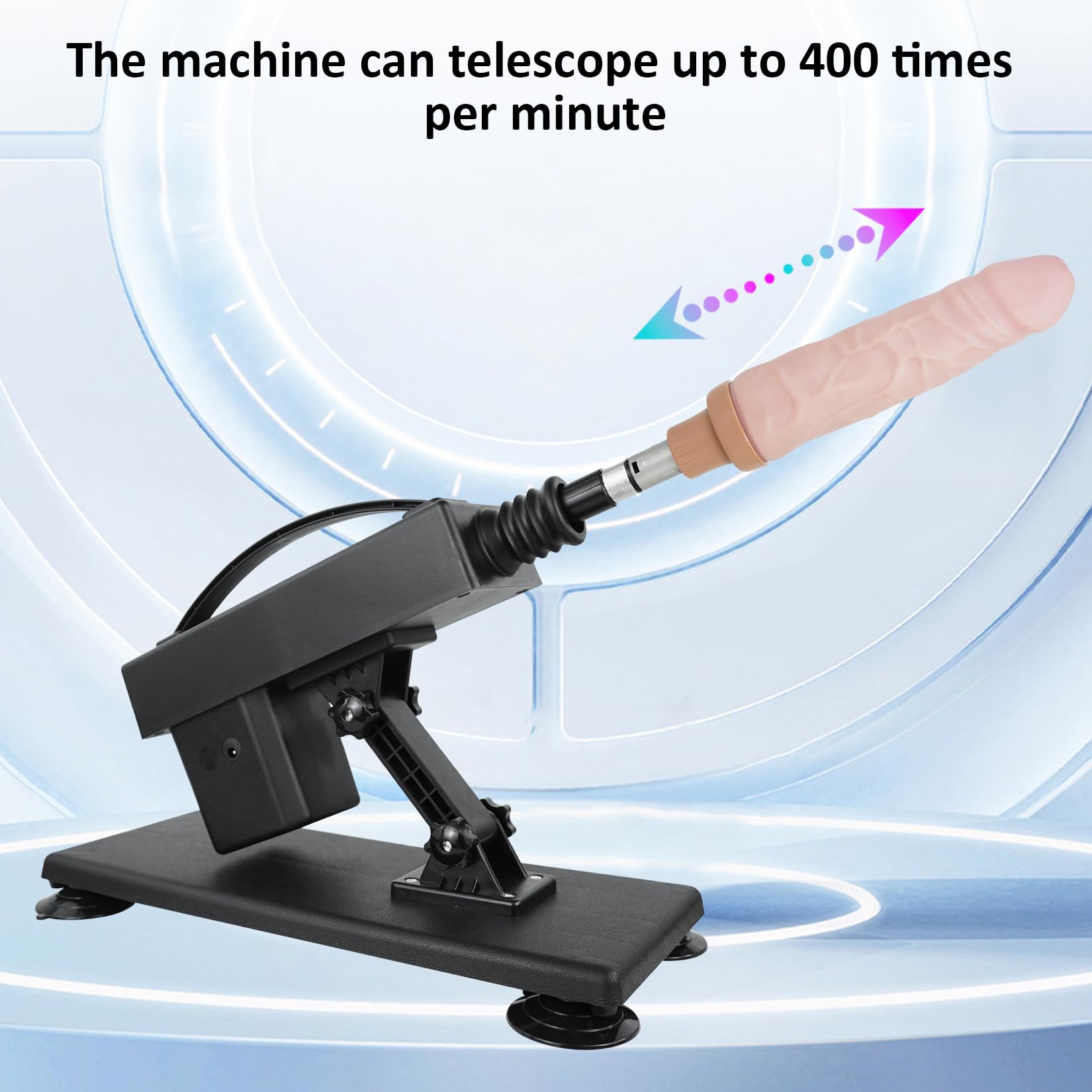 Fickmaschine mit Dildo, Sexmaschine für die frau mit Saugnapfadapter, Automatische Fickmaschinen Sexspielzeug für Anfänger geeignet Stoß Dildo Maschine