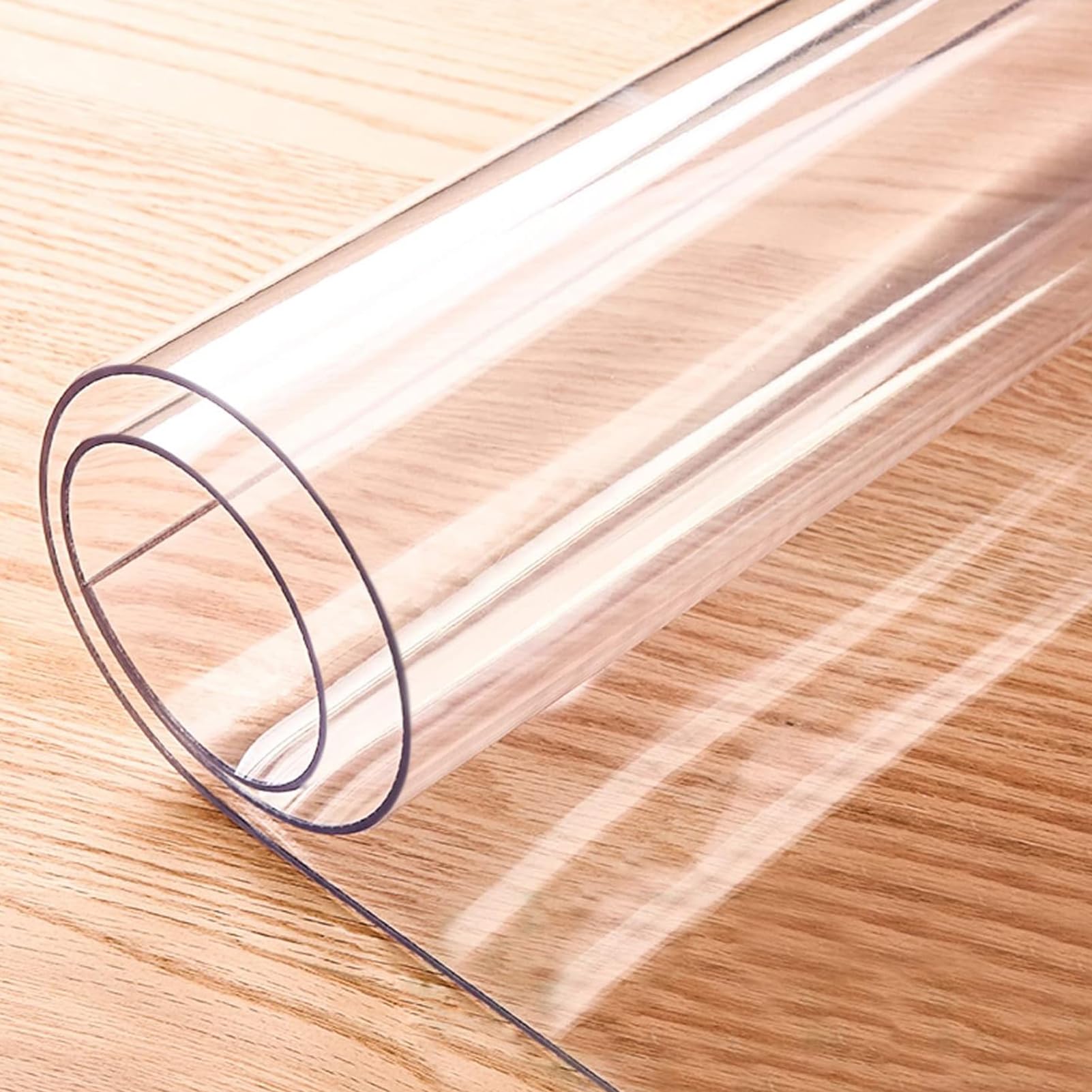 Tapis de protection de sol antidérapant en PVC transparent de 2 mm pour sols durs, résistant aux rayures, idéal pour la maison, le bureau et les études, protège les sols en bois