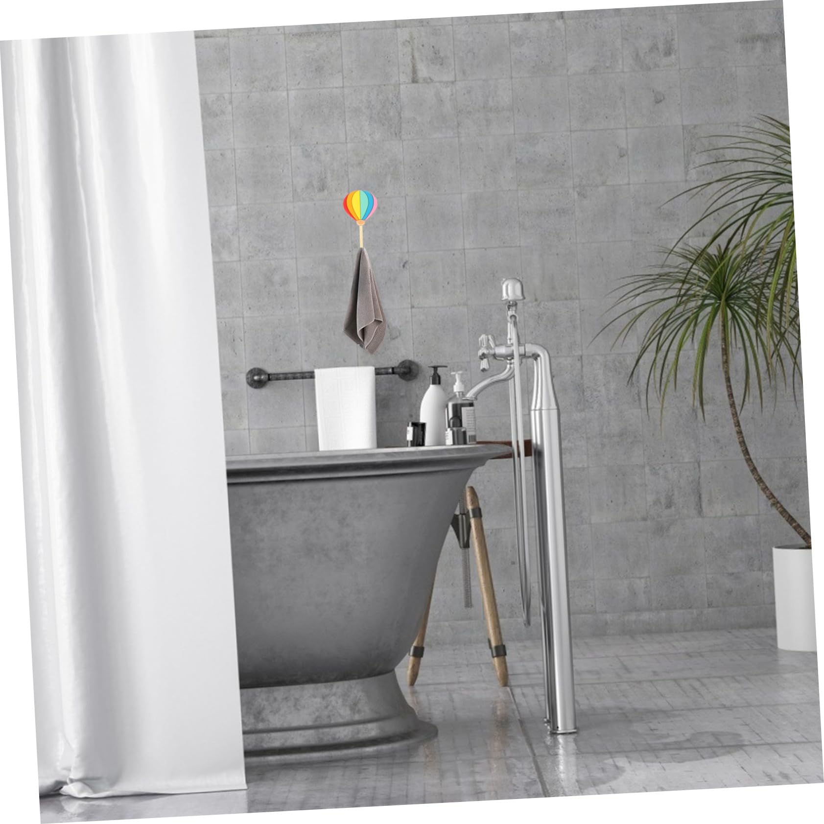 MAGICLULU 8 Ganchos Magnéticos Arcoíris Para Llaves Imanes Para Nevera Colgadores De Plantas Gancho Magnético Para Llaves De Pared Imanes Para Colgar En El Refrigerador Llavero De Pvc