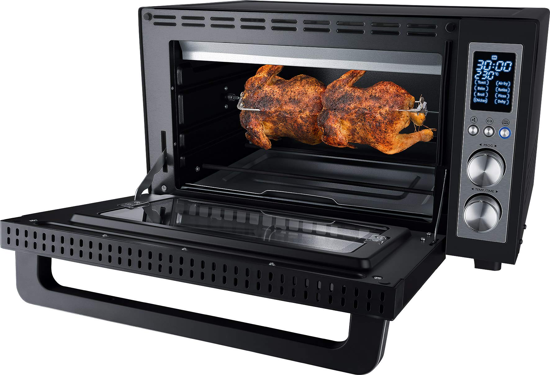 Steba Four à griller, env. 30 l, 8 programmes automatiques, par exemple Air Fry, 3 niveaux d'insertion, chaleur supérieure et inférieure, KB E300