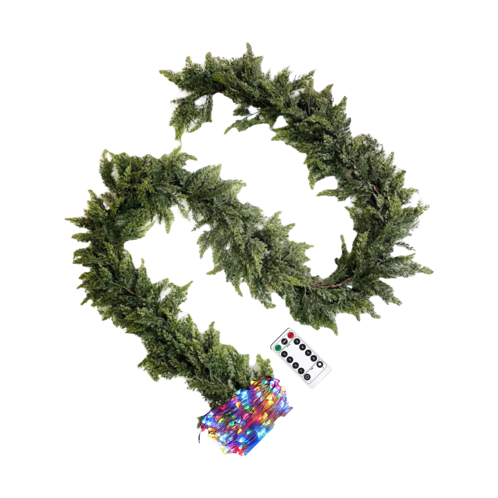 Weihnachtsgirlande Für Den Kamin 268 cm Zedergrün