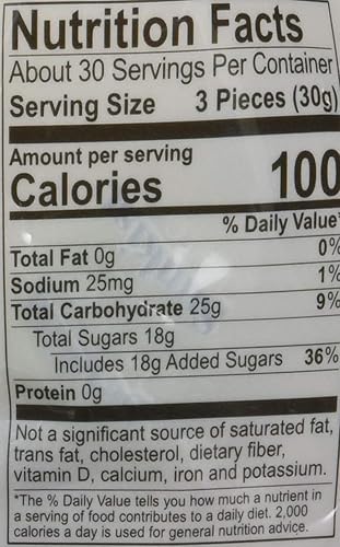 Miniatura 4 de Caramelo blando Sunkist Fruit Gems con forma de gemas y sabor a frutas, surtido de sabores naturales, 2 libras