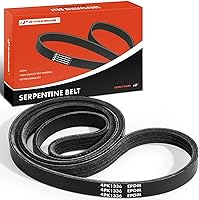 A-Premium 52.6" EPDM Serpentine Belt for Ford F-150 2018-2024, Mustang 2015-2023, Camaro & Firebird 1985-1986