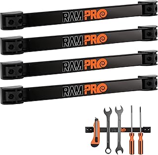 4 Pack 12" Magnetic Tool Holder, Magnetic Tool Holder Strip, A Tool Magnet Bar For Shop Organization, Magnetic Tool Organi...