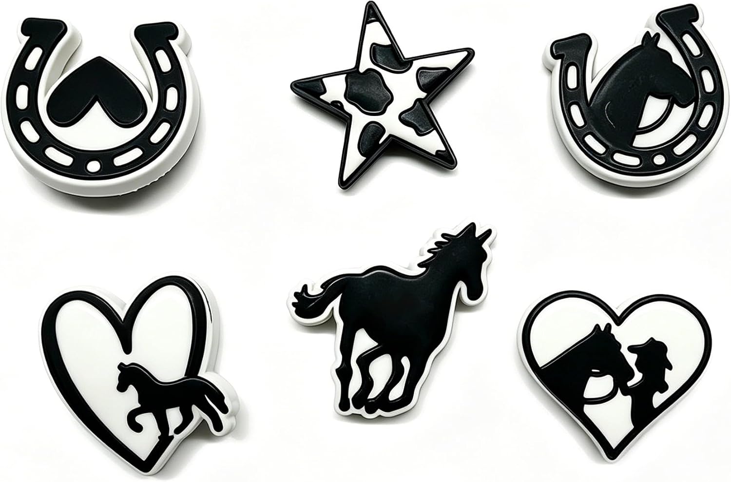 Western Cowboy Cowgirl Shoe Charms;Cute Horse Cow Print Boot Hat Cassette Tape Clog Accessories, Retro Themed Shoe Decor for Teens Girls Women Men, PVC Shoe Charm Accessories Decoration Gifts
