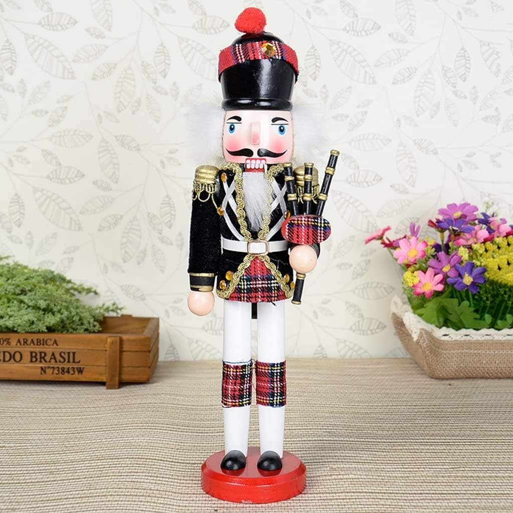 Taotenish Christmas Nutcracker Ornaments Wooden Nutcracker Figures Soldier Puppet Toy for Xmas Tree Hanging Decorations