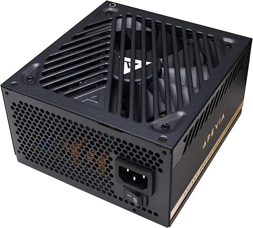 Apevia ATX-GX1000W PCIe 5.0 y ATX 3.0 Ready Galaxy 1000W 80+ Gold certificado, Gen 5 12VHPWR conector, fuente de alimentación para juegos