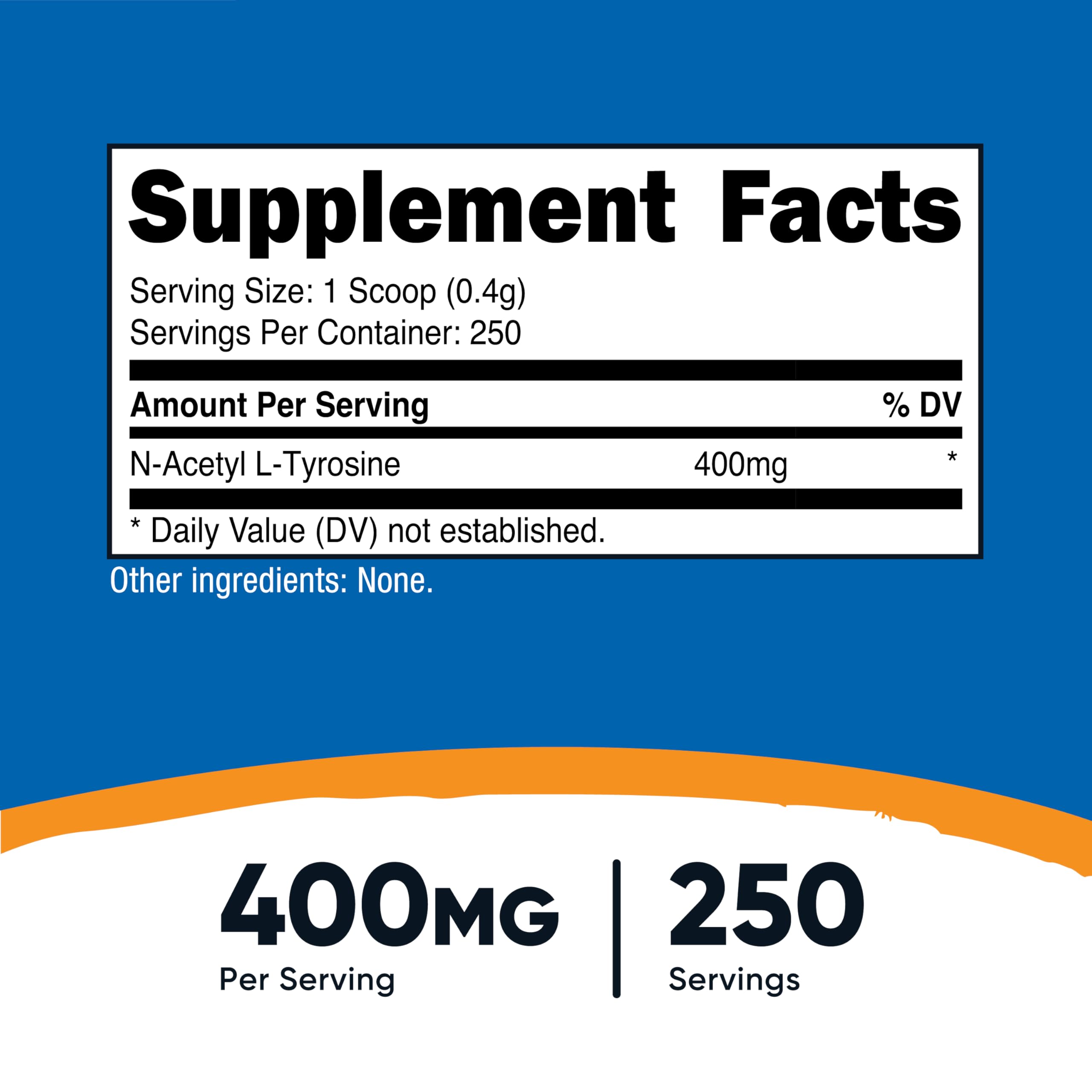 Nutricost Pure N-Acetyl L-Tyrosine (NALT) Powder 100 Grams — Amazon image 2