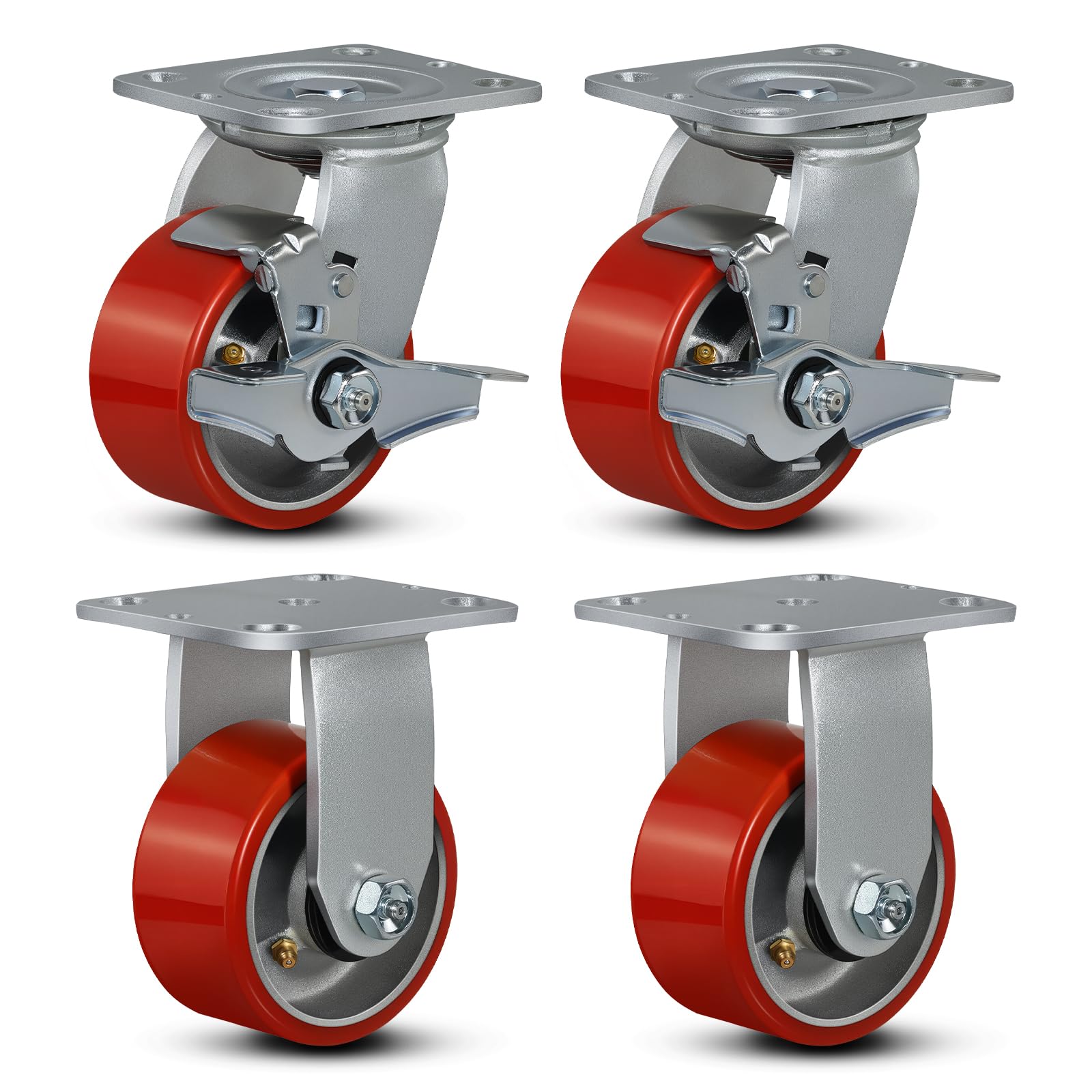 Heavy Duty Industrial Casters - 4000lb Capacity -17 Heavy Duty Industrial Casters - 4000lb Capacity -17