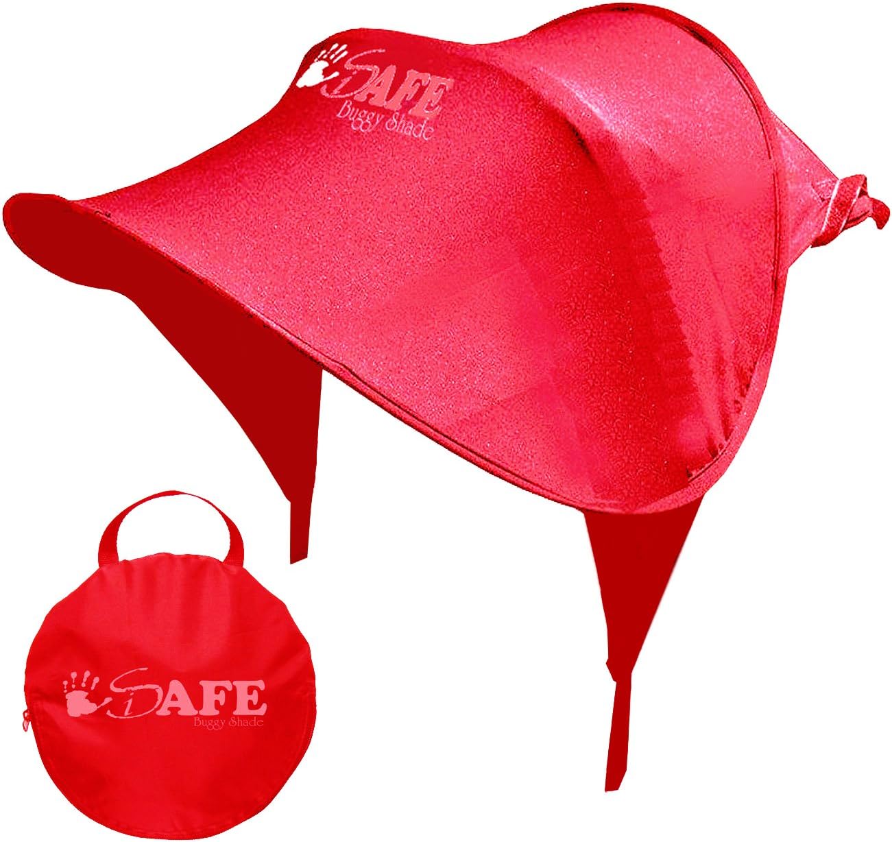 iSafe Sun Shade Maker - Red for Chicco Echo Stroller (Garnet)