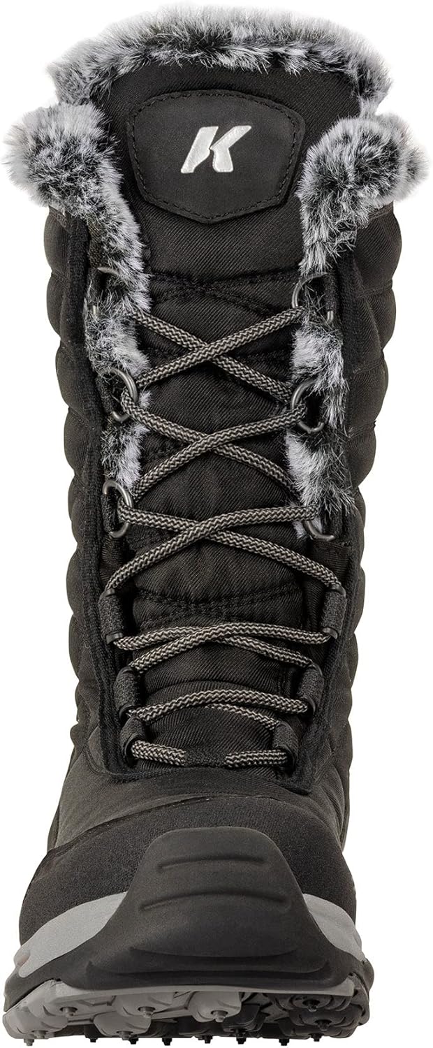 Korkers Women's South Lake Winter Boots - Extra Cozy and Waterproof - Includes Interchangeable TrailTrac Sole