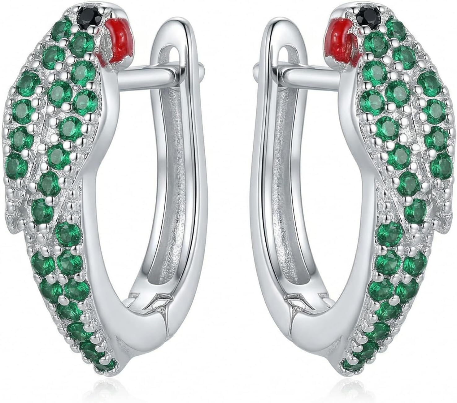 Parrot Earrings Bird Huggie Hoop Earrings Bird Parrot Jewelry Gifts for Women